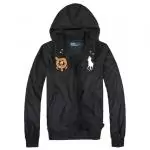 ralph lauren veste mode hoodie hommes 2019U polo zipper pas cher big pony noir